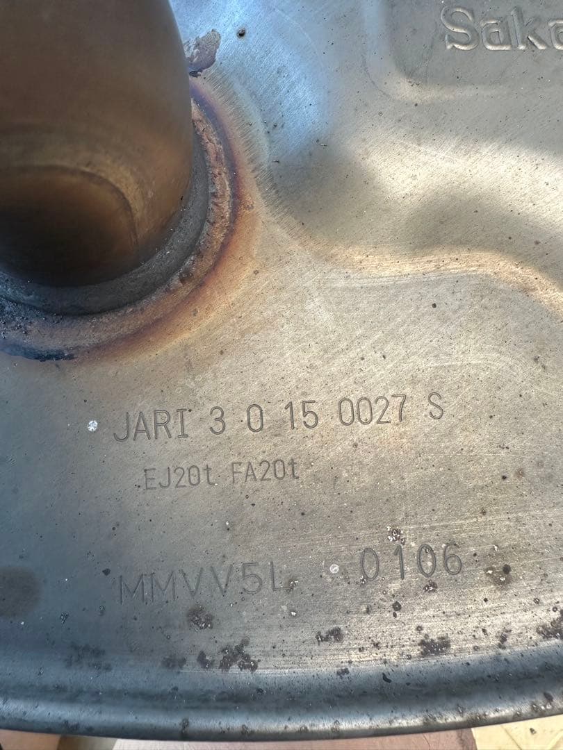 左側のみWRX-STI WRX S4 パフォーマンスマフラーワンオフパイプセット