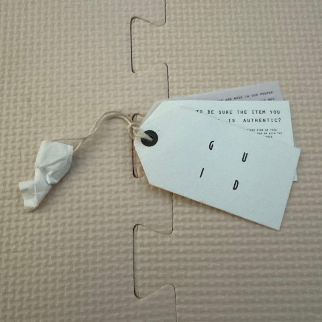 GUIDI ブラックレザー ウォレットチェーン