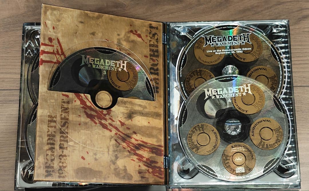 洋楽 MEGADETH WARCHEST CD DVD BOX