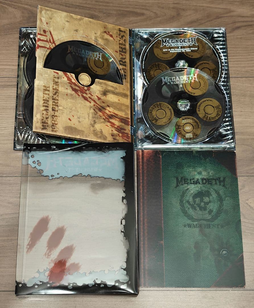 洋楽 MEGADETH WARCHEST CD DVD BOX