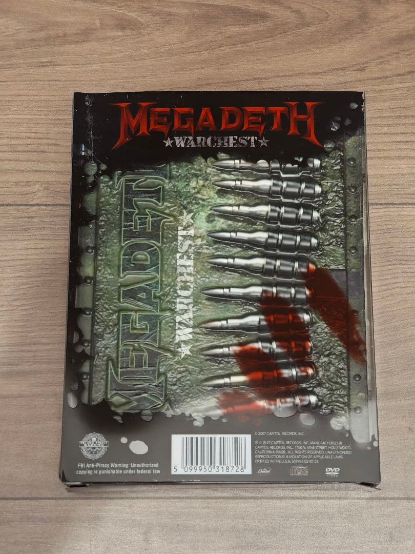 洋楽 MEGADETH WARCHEST CD DVD BOX