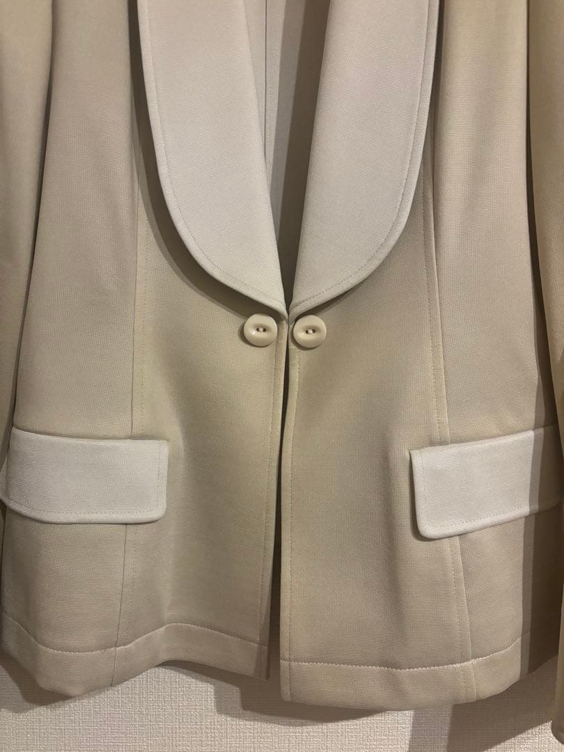 【極美品】miss ashida ジャージーへちま襟ジャケット Mサイズ