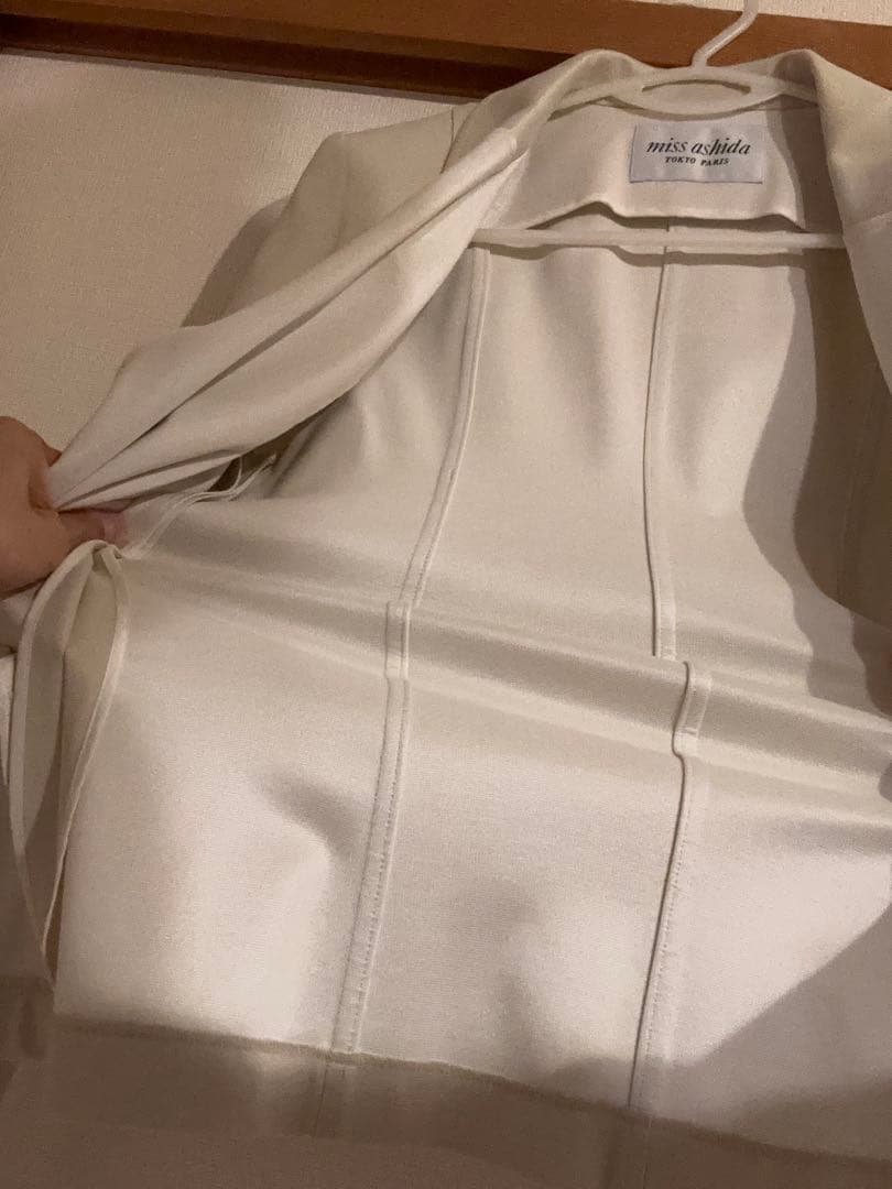 【極美品】miss ashida ジャージーへちま襟ジャケット Mサイズ