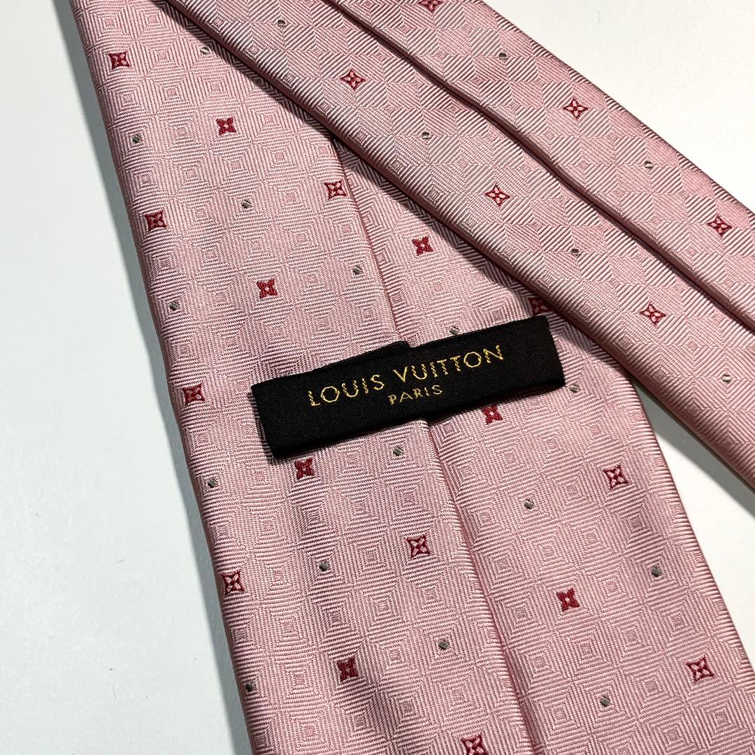 ✨極美品✨LOUIS VUITTON ルイヴィトン　ネクタイ　モノグラムフラワー