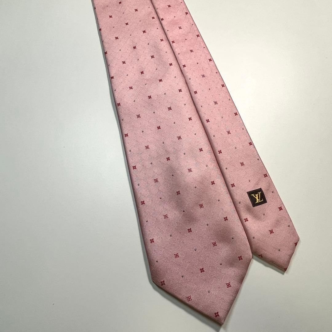 ✨極美品✨LOUIS VUITTON ルイヴィトン　ネクタイ　モノグラムフラワー