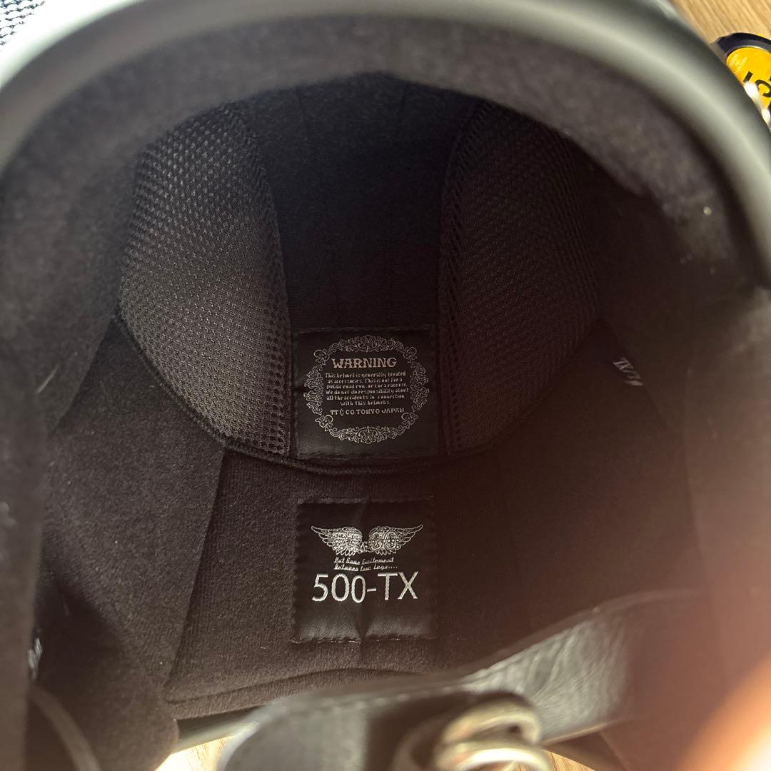 TT&CC 500tx ジェットヘルメット マットブラック