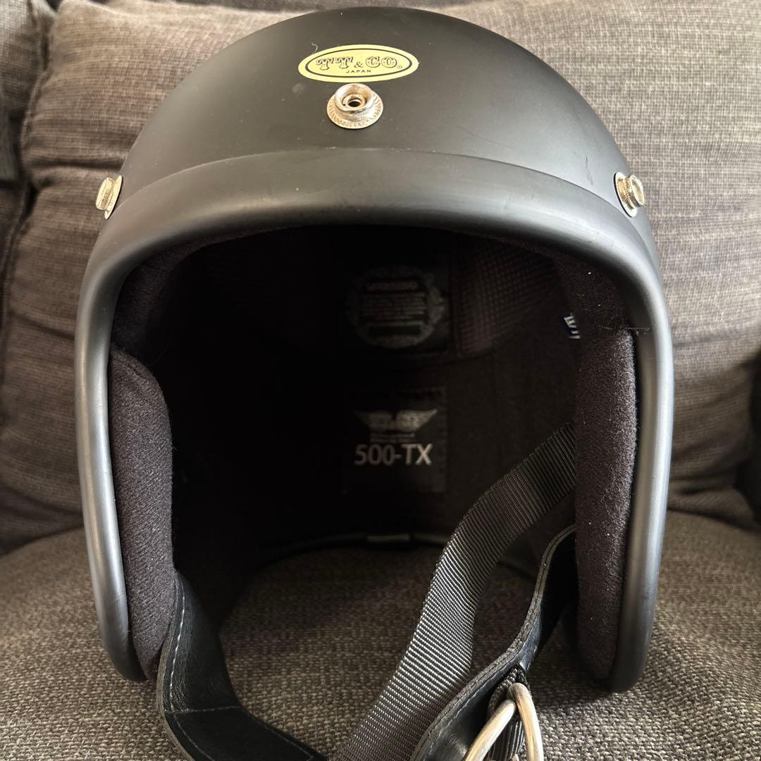 TT&CC 500tx ジェットヘルメット マットブラック