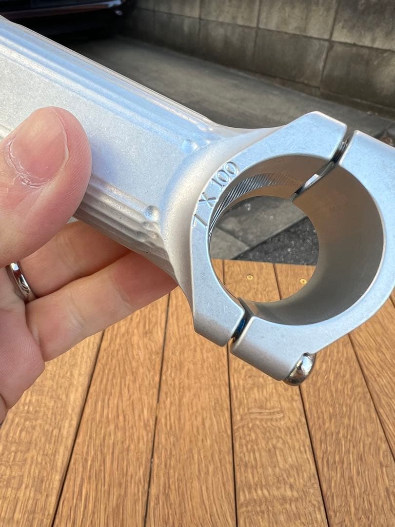 *PAUL* boxcar stem (silver) ±7度/100mm