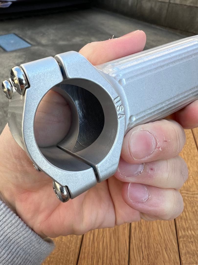 *PAUL* boxcar stem (silver) ±7度/100mm