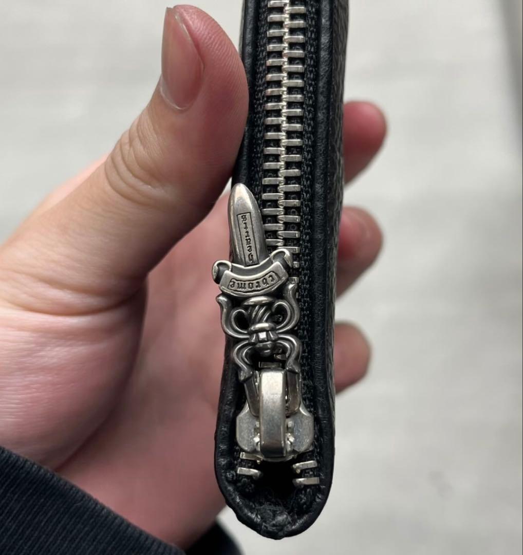 クロムハーツ TINY ZIP/タイニージップウォレット財布