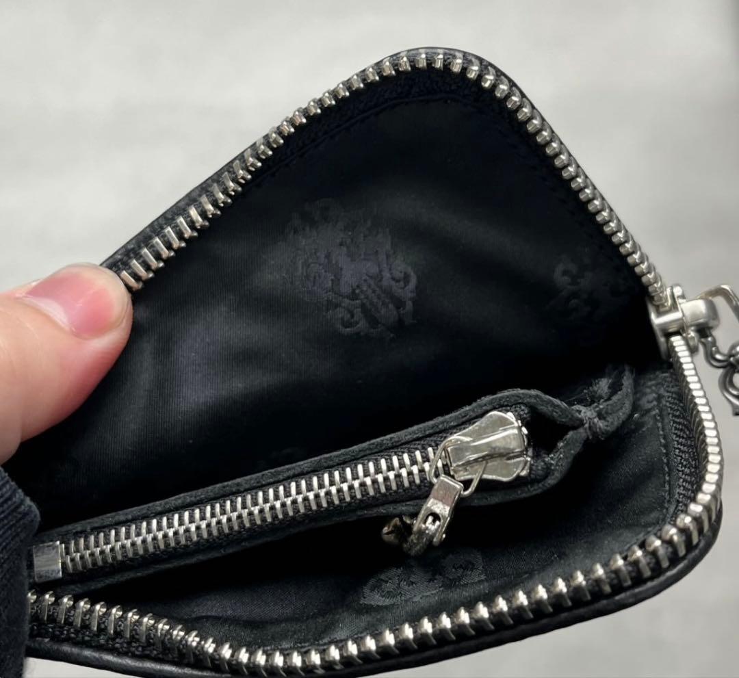 クロムハーツ TINY ZIP/タイニージップウォレット財布