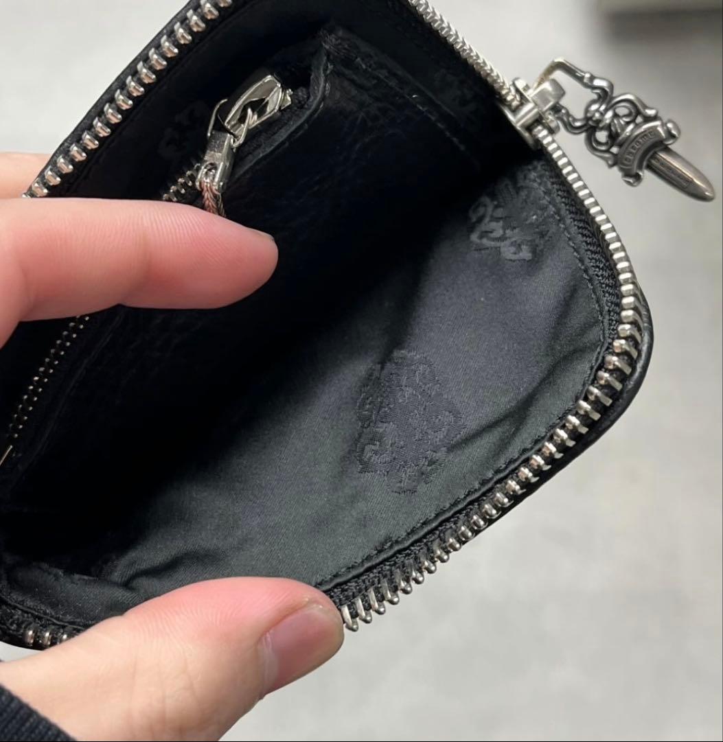 クロムハーツ TINY ZIP/タイニージップウォレット財布