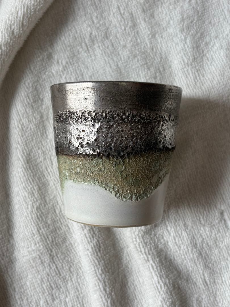 【新品未使用】福村龍太 銀彩カップ