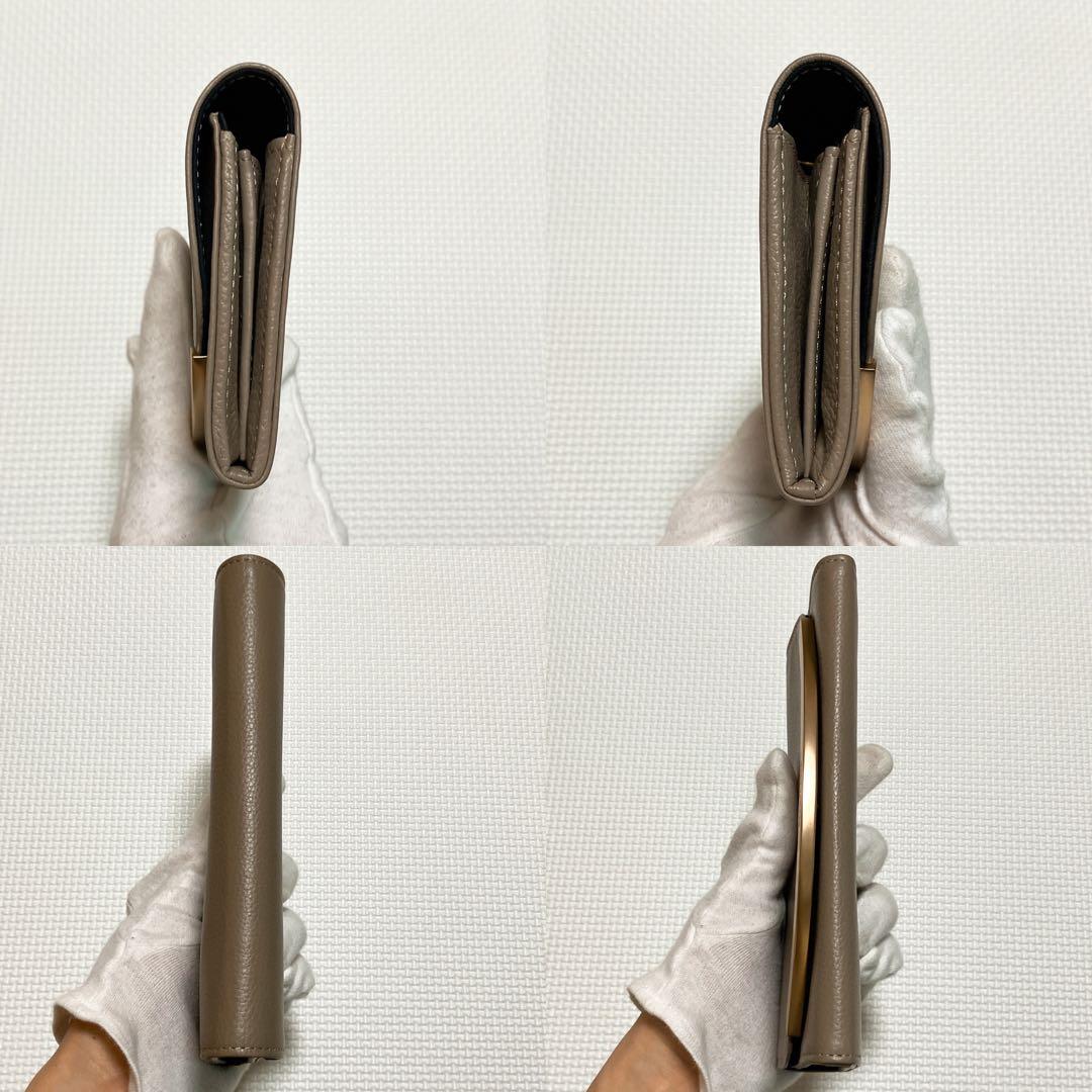 ・未使用SEE BY CHLOE 　LIZZIE長財布　グレージュ　箱袋カード付