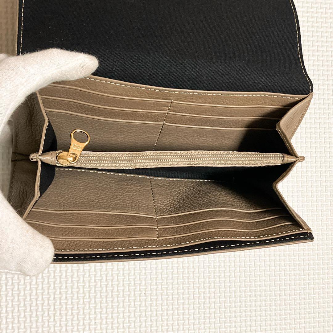 ・未使用SEE BY CHLOE 　LIZZIE長財布　グレージュ　箱袋カード付