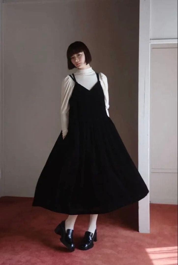 ワンピース foufou velvet cami dress