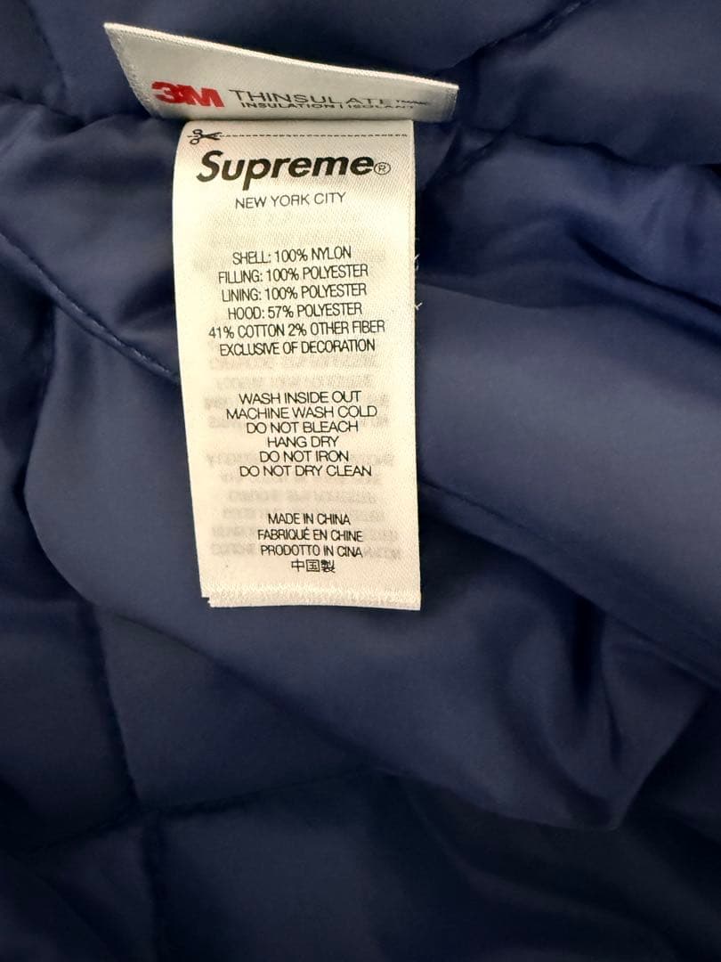 iiillivig  Supreme フード付きスタジアムジャケット　M