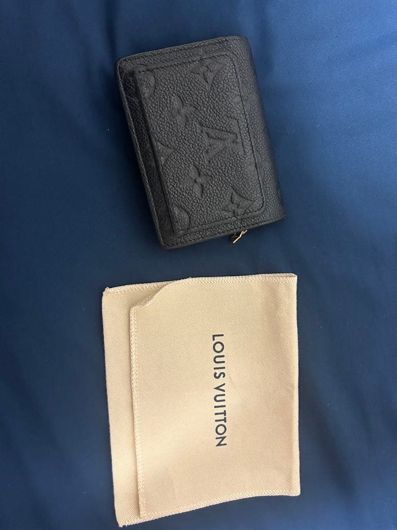 LOUIS VUITTON ブラック レザー 財布