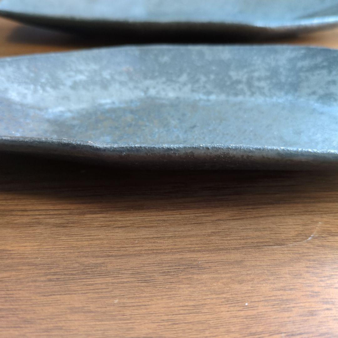 安福由美子さん　皿　中　2枚