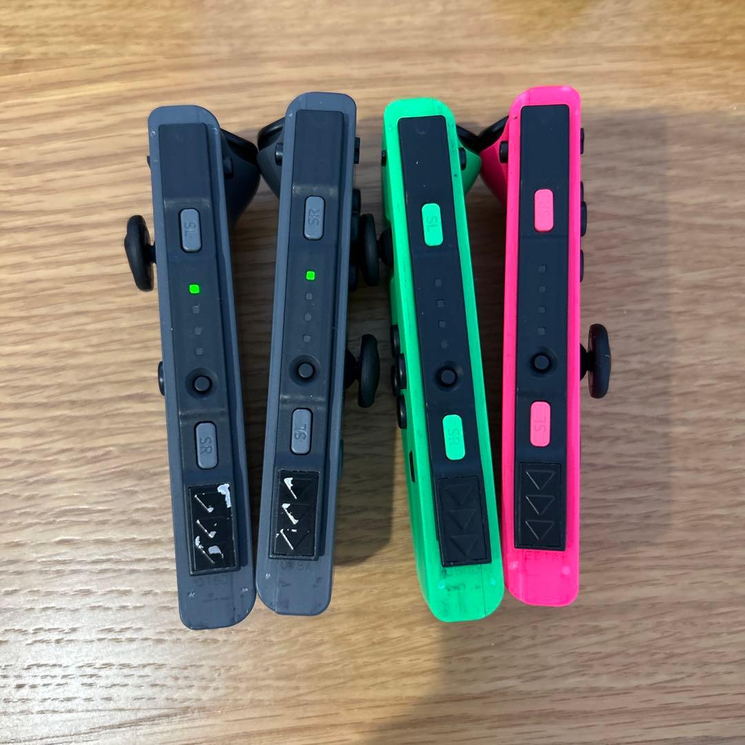 Nintendo Switch Joy-Con 4本　グレー　ネオン　本体