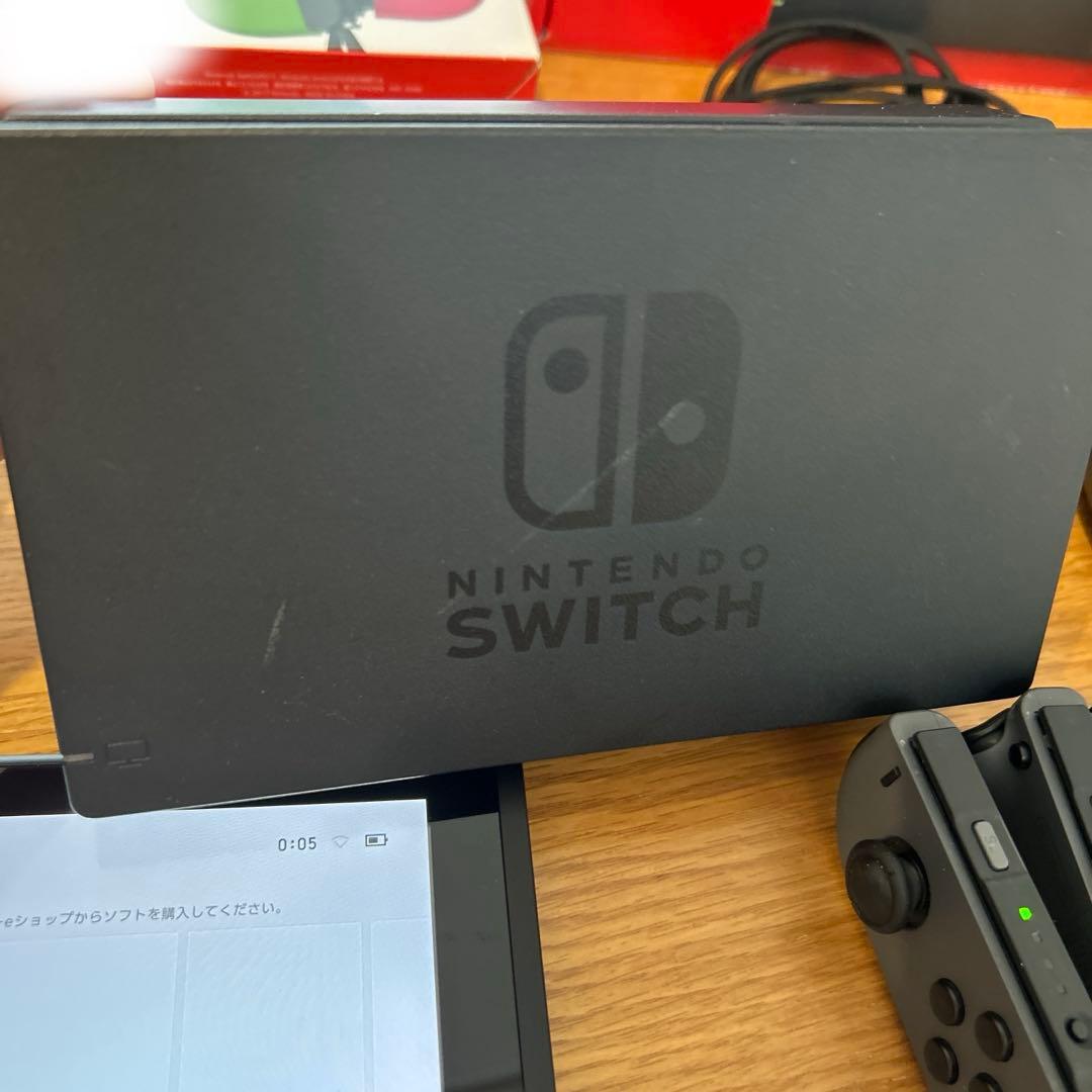 Nintendo Switch Joy-Con 4本　グレー　ネオン　本体