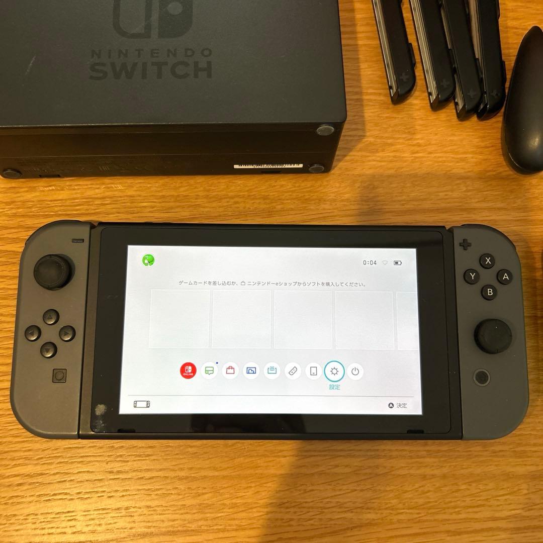 Nintendo Switch Joy-Con 4本　グレー　ネオン　本体