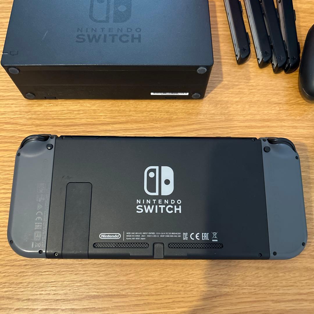 Nintendo Switch Joy-Con 4本　グレー　ネオン　本体