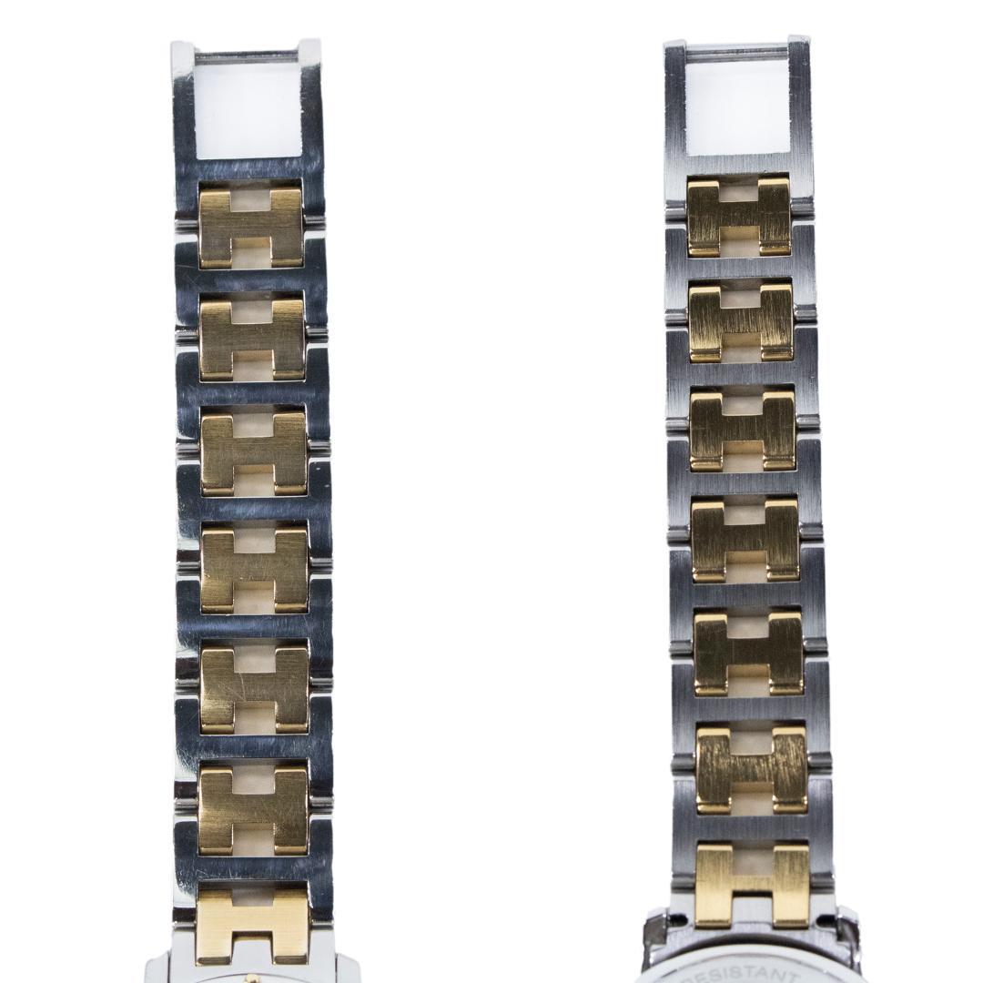 エルメス 腕時計 3針 レディース クリッパー CL3.240 白 H文字ベルト