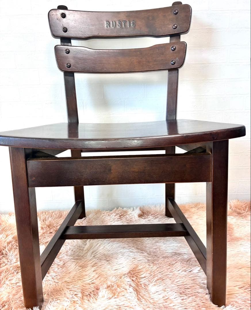 aimi311　2個セットカリモク ルスティック サイドダイニングチェア