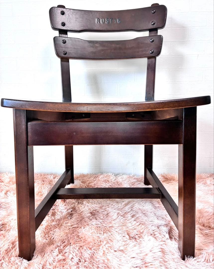 aimi311　2個セットカリモク ルスティック サイドダイニングチェア