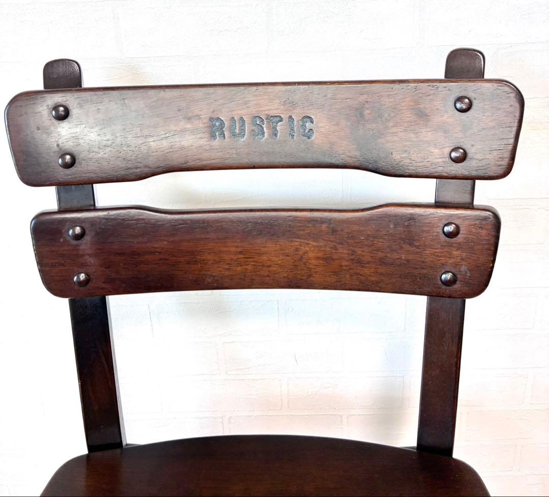 aimi311　2個セットカリモク ルスティック サイドダイニングチェア