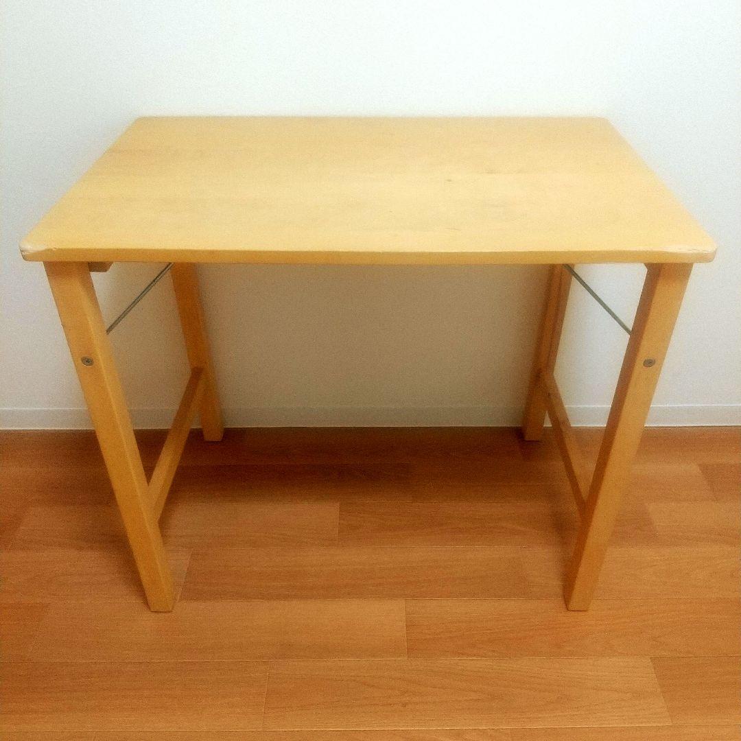 机 デスク バーチ材 廃盤品