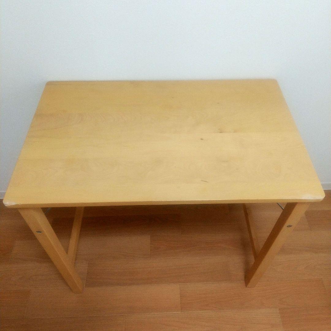 机 デスク バーチ材 廃盤品