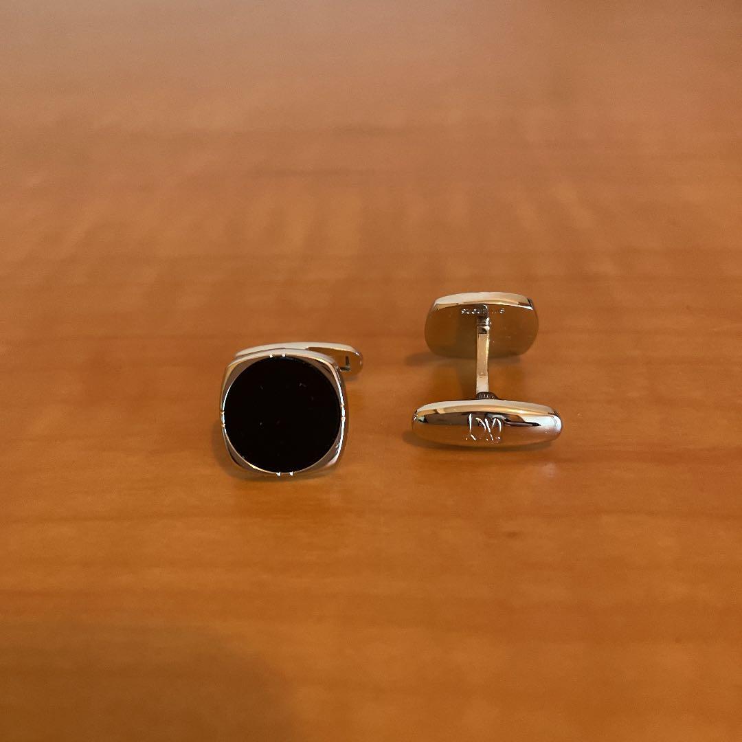 Excy カフス・スタッドセット　シルバー925・オニキス