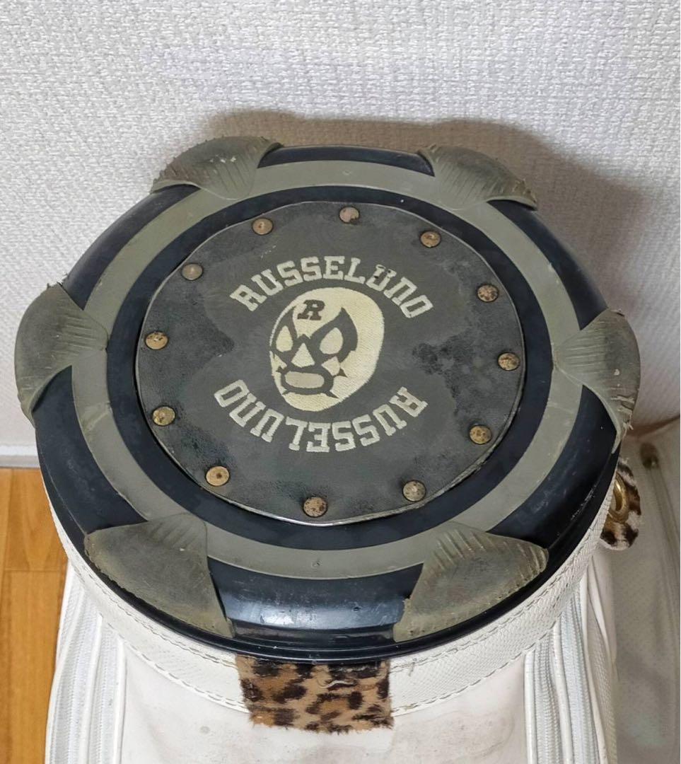 希少 ラッセルノ 限定 シャーク ヒョウ柄 ゴルフ キャディバッグ