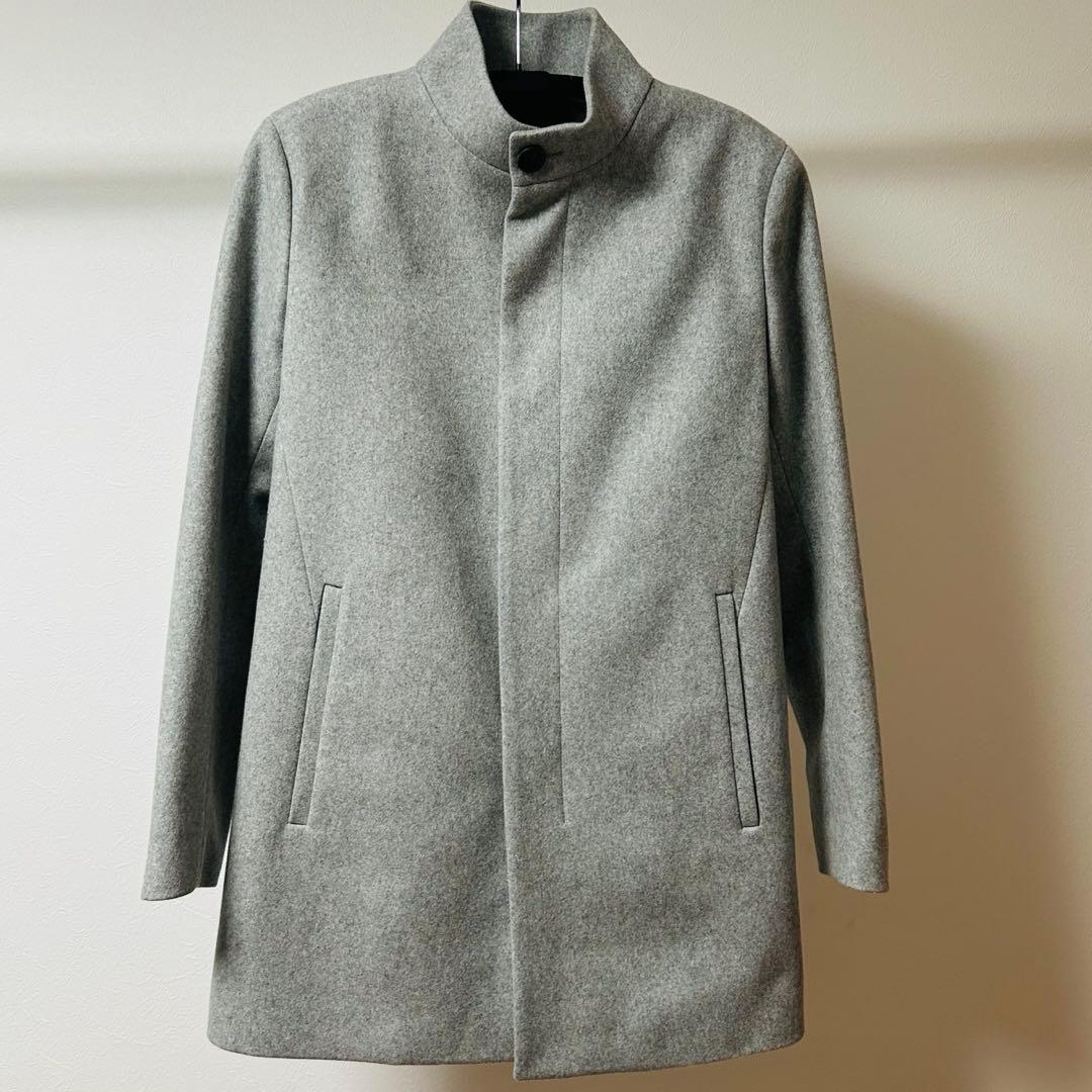 【未使用級】Theory セオリー ベルビン カシミヤ スタンドカラーコート S