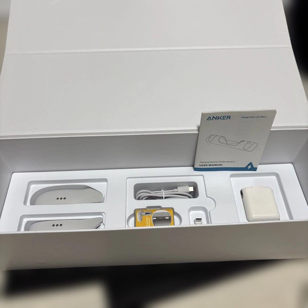  Quest 2 VRヘッドセット　128GB 充電ドックセット