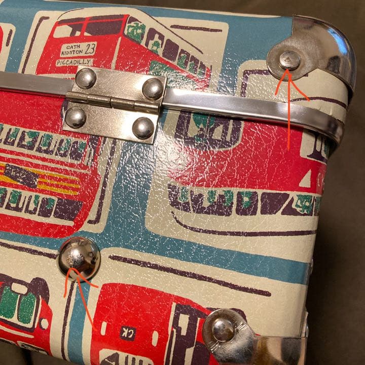 キャスキッドソン スーツケース　ロンドンバス