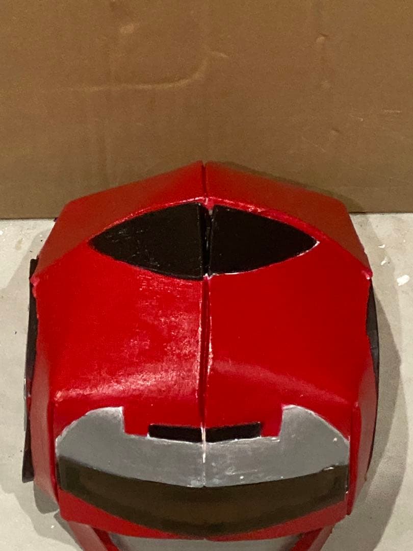 戦隊風レッド　特撮ヒーロー　ガワコスマスク