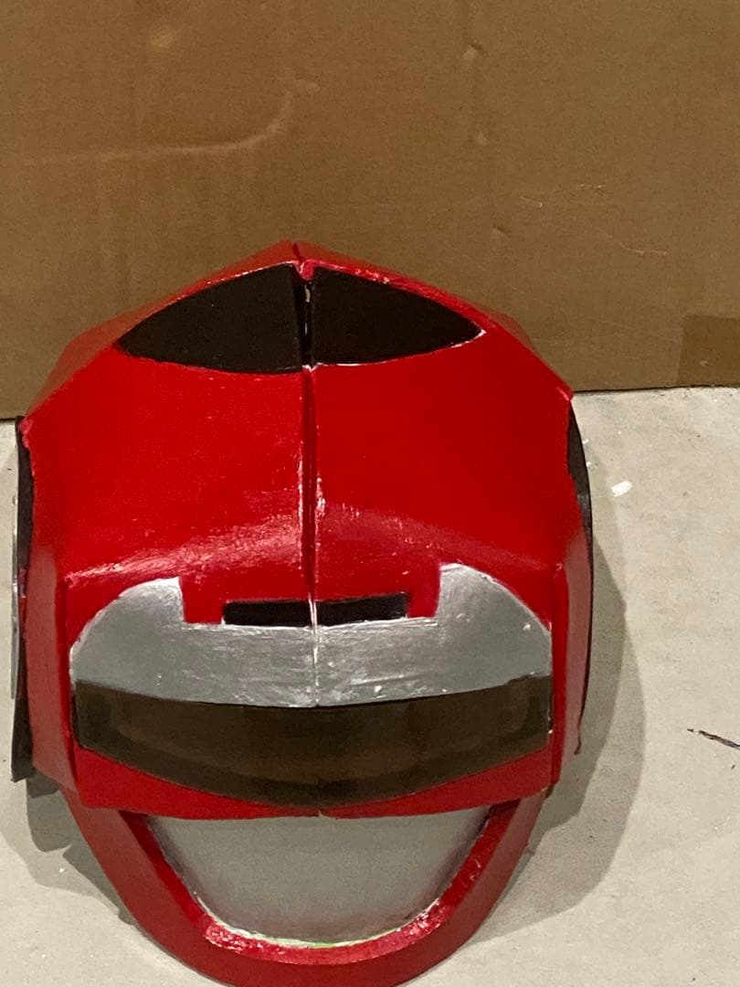 戦隊風レッド　特撮ヒーロー　ガワコスマスク