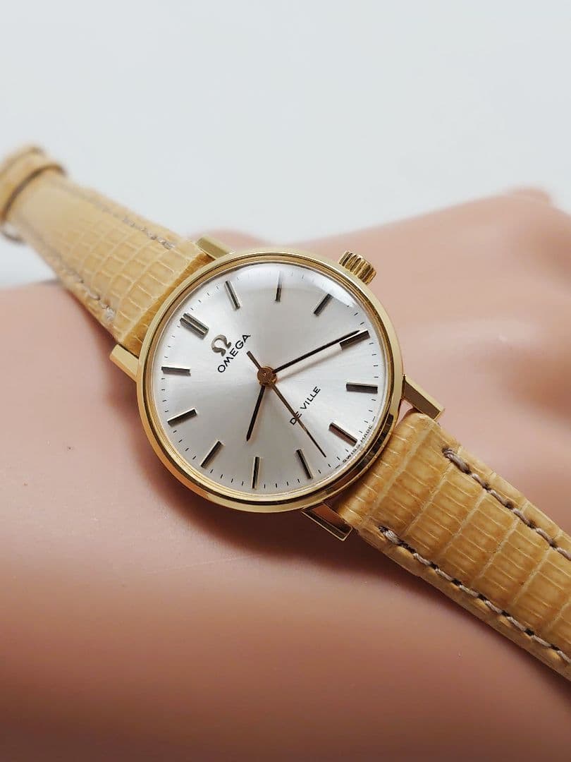 OH済 1970年製 オメガ デビル レディース 秒針付き 手巻き 極上品