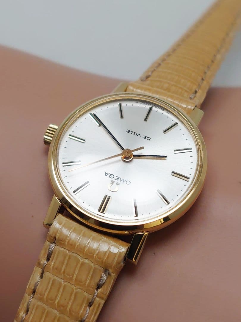 OH済 1970年製 オメガ デビル レディース 秒針付き 手巻き 極上品