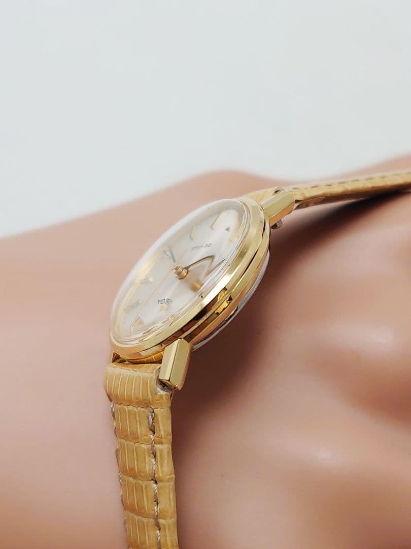 OH済 1970年製 オメガ デビル レディース 秒針付き 手巻き 極上品