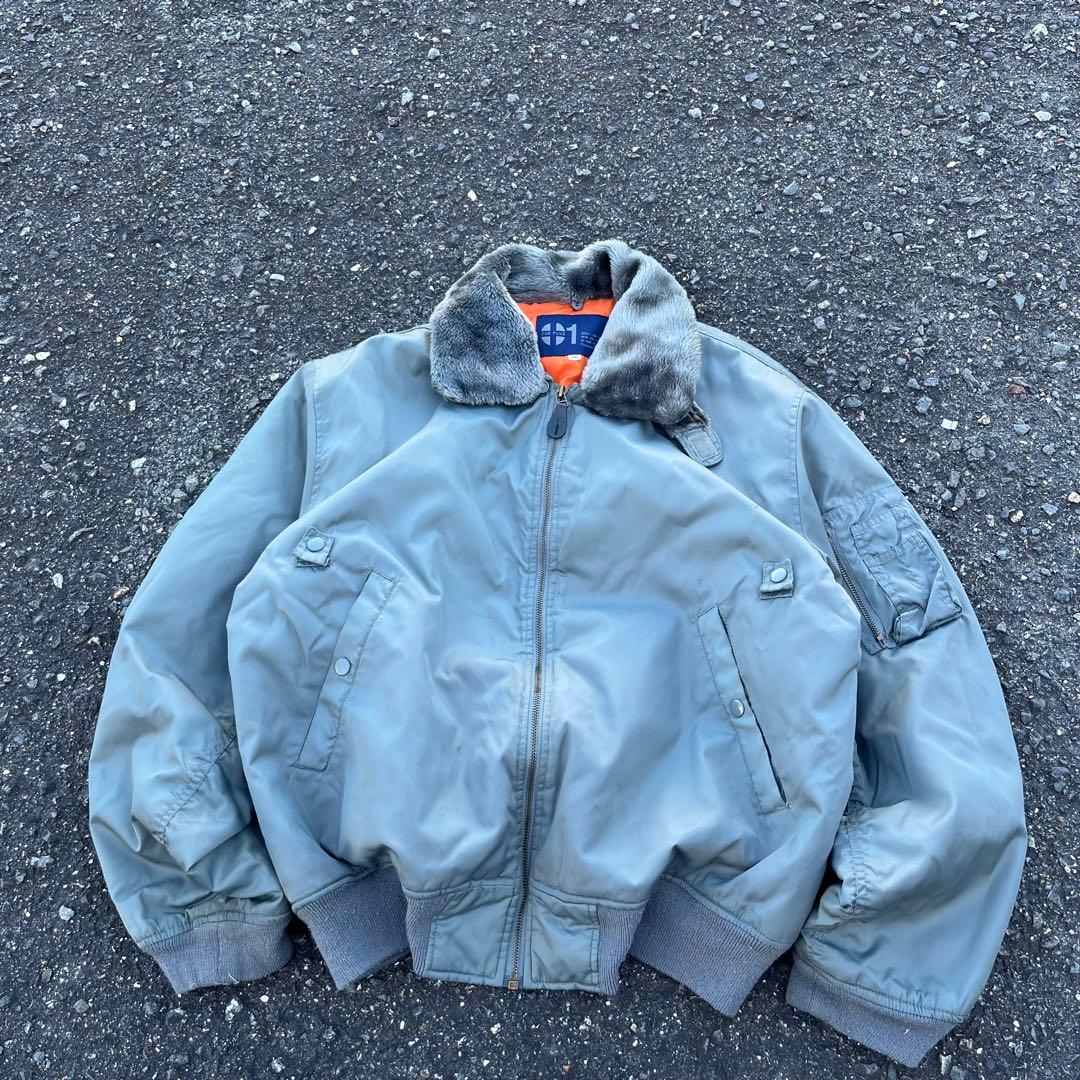 vintage 00s 90s B-15 フライト　ジャケット　短丈　y2k