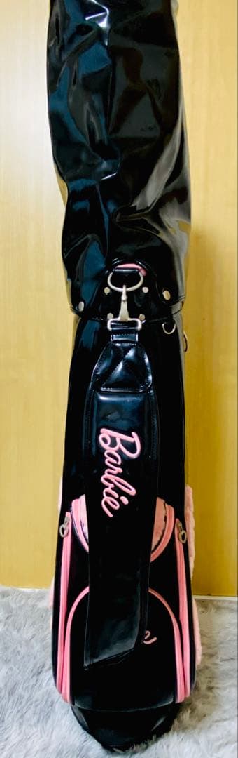 Barbie ゴルフバックレディース　ブラック（エナメル）