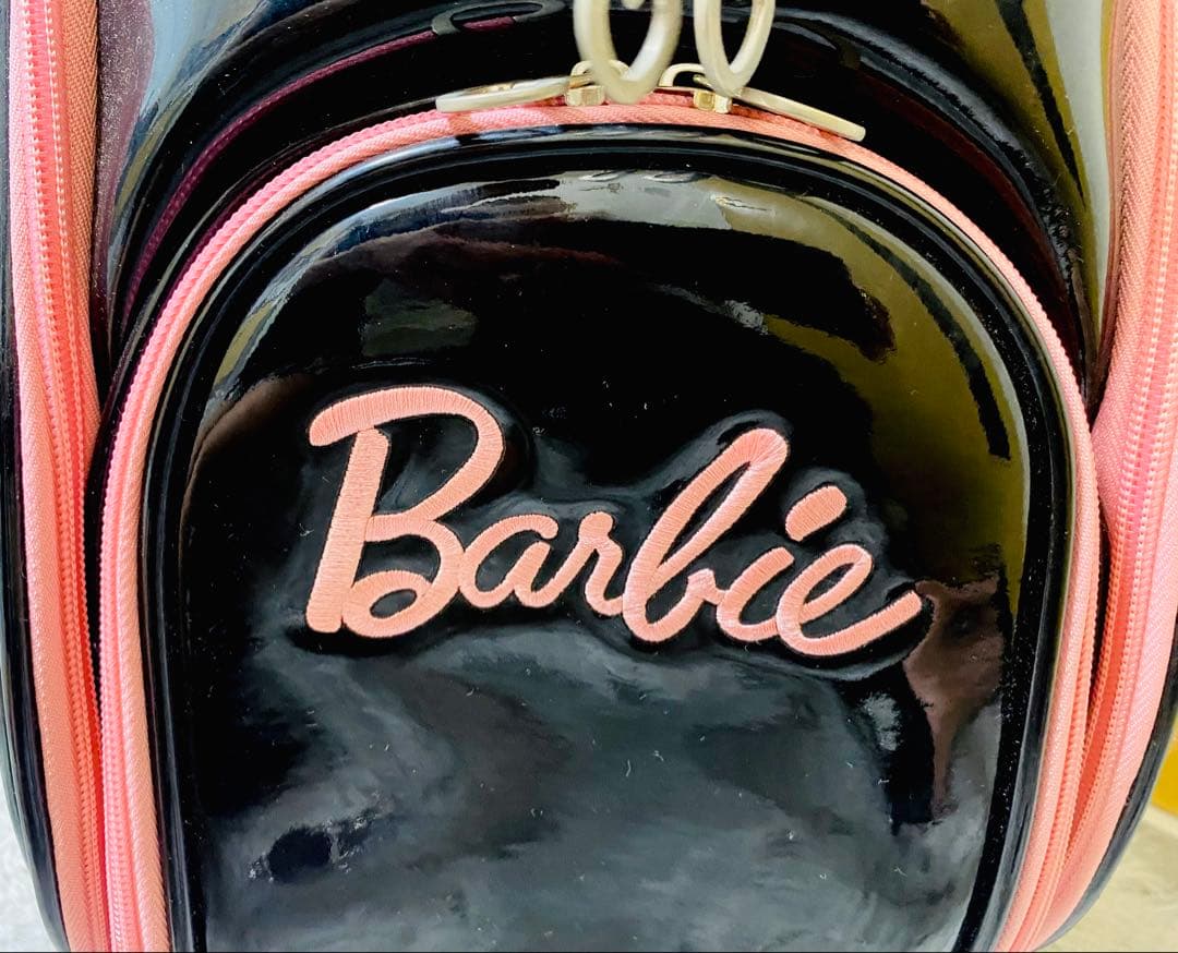 Barbie ゴルフバックレディース　ブラック（エナメル）