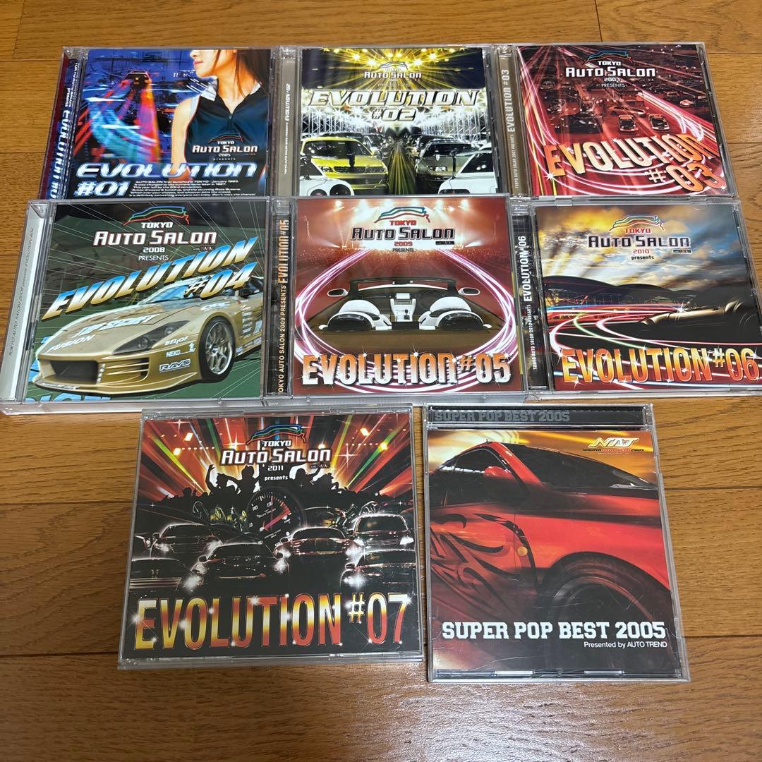 東京オートサロン EVOLUTION ユーロビート CD 8枚セット