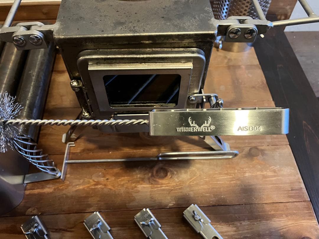 WINNERWELL Nomad S 純正ケトル煙突ブラシ延長脚セット おまけ付