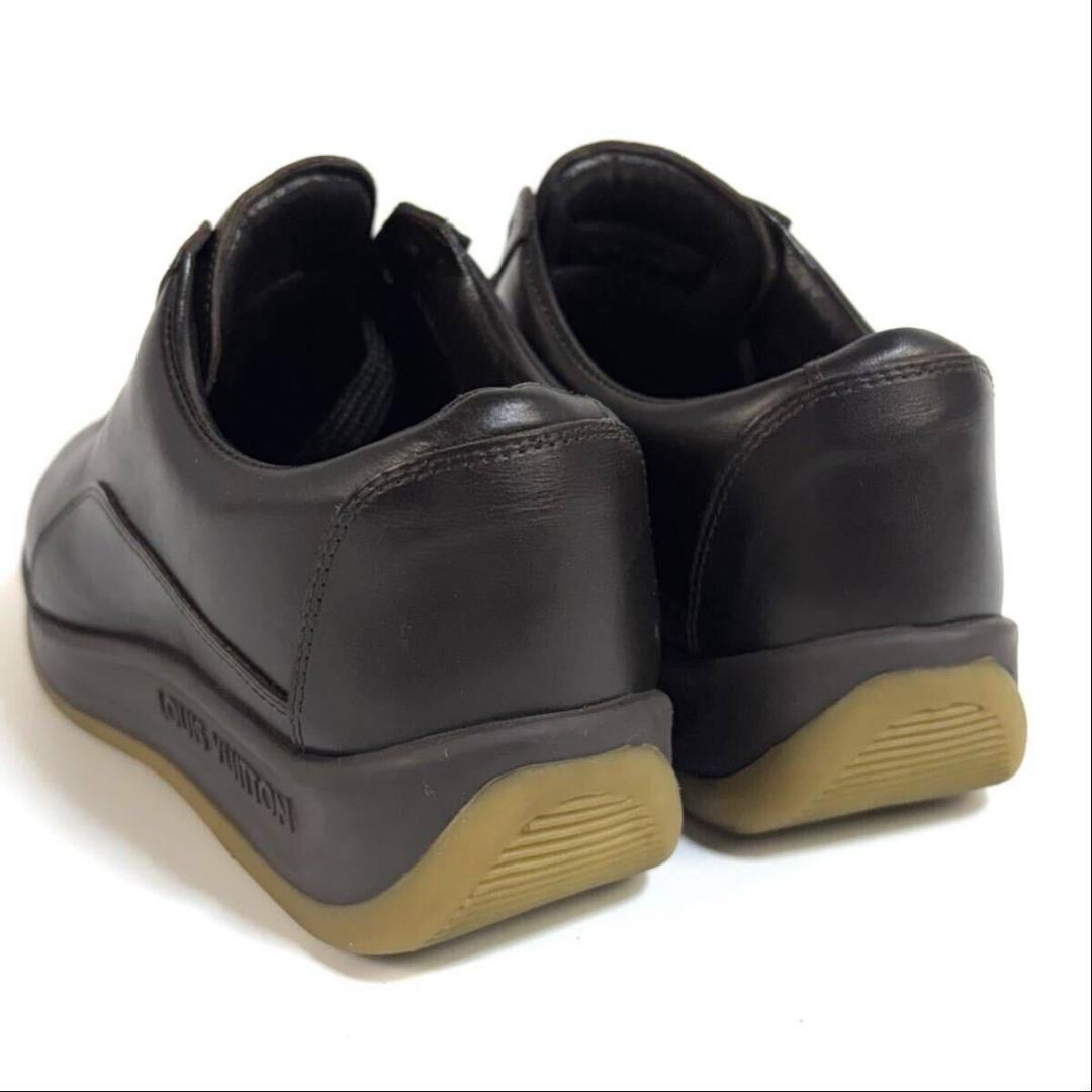 【美品】ルイ ヴィトン レザー スニーカー 35サイズ イタリア製 元袋付き