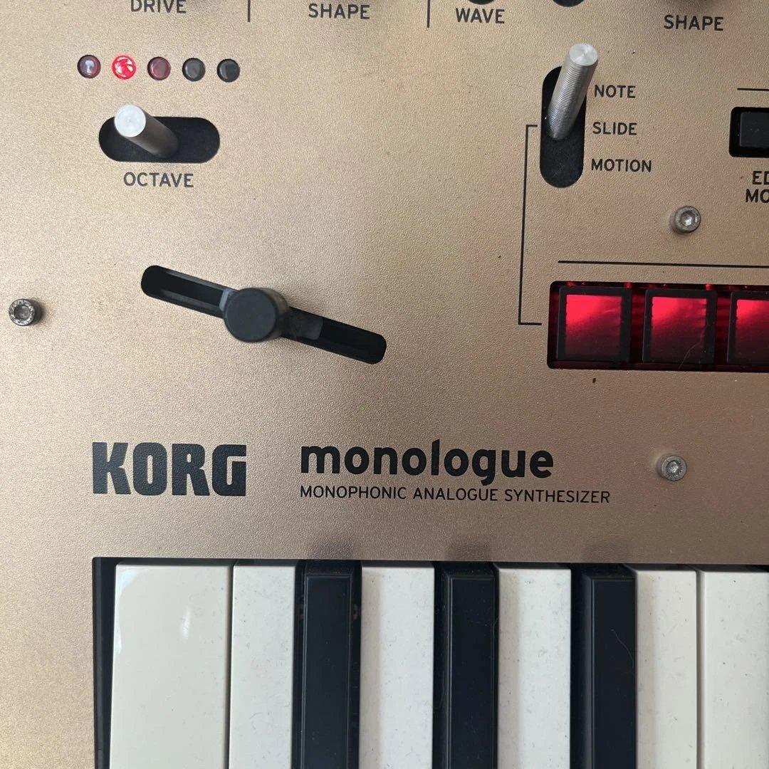 KORG monologue アナログシンセサイザー ゴールド